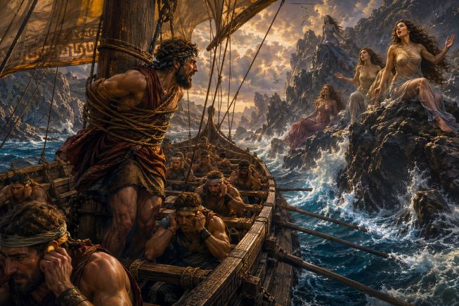 Odysseus en de Sirenen